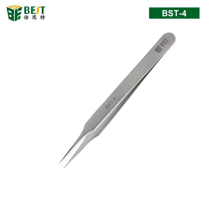 BST-4 哑光不锈钢镊子
