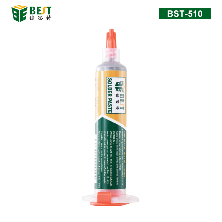 BST-510 针筒式锡浆 中温锡浆 焊锡膏 BGA植锡膏 Sn63/Pb37 10cc