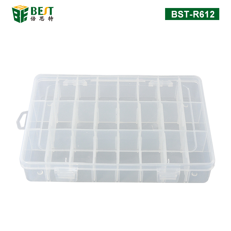 BST-R612 24格自定义透明塑料元件盒