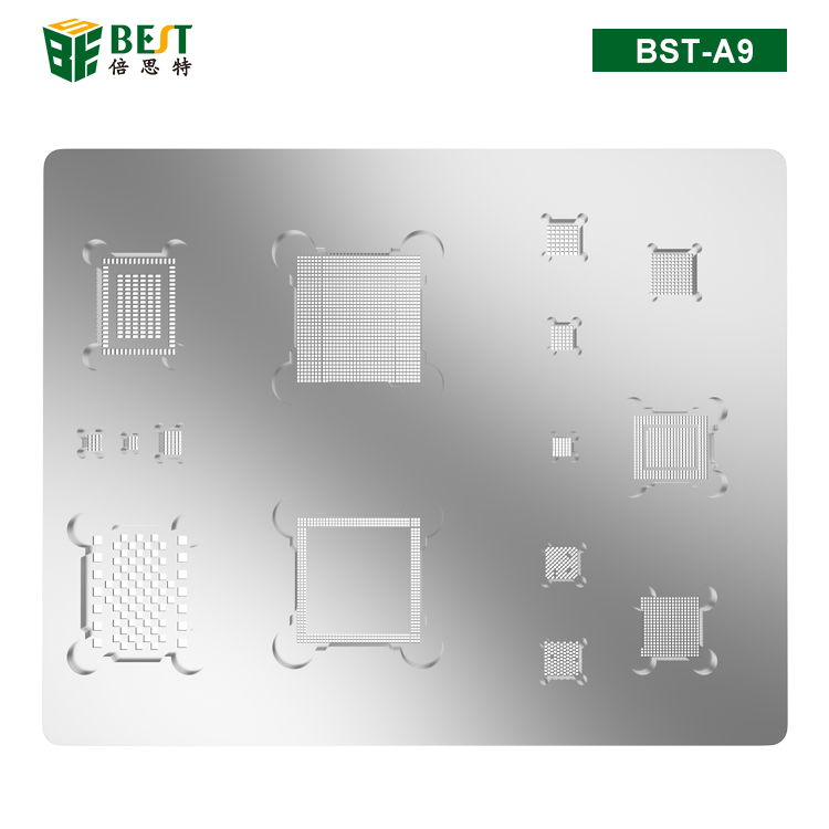 BST-A9 iP6S/6SP 3D植锡网 3D凹槽定位植锡钢网