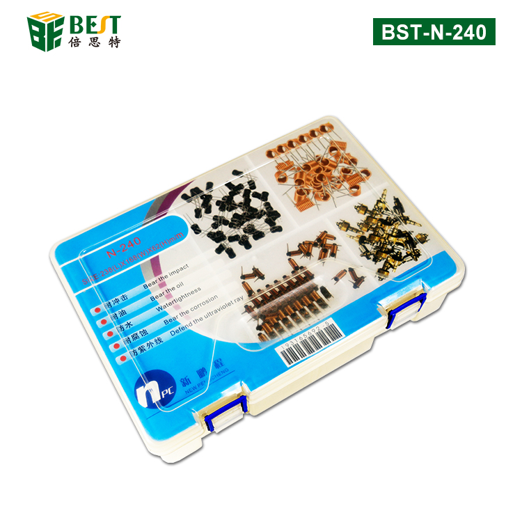 BST-N-240 双层8格透明塑料元件盒 收纳盒