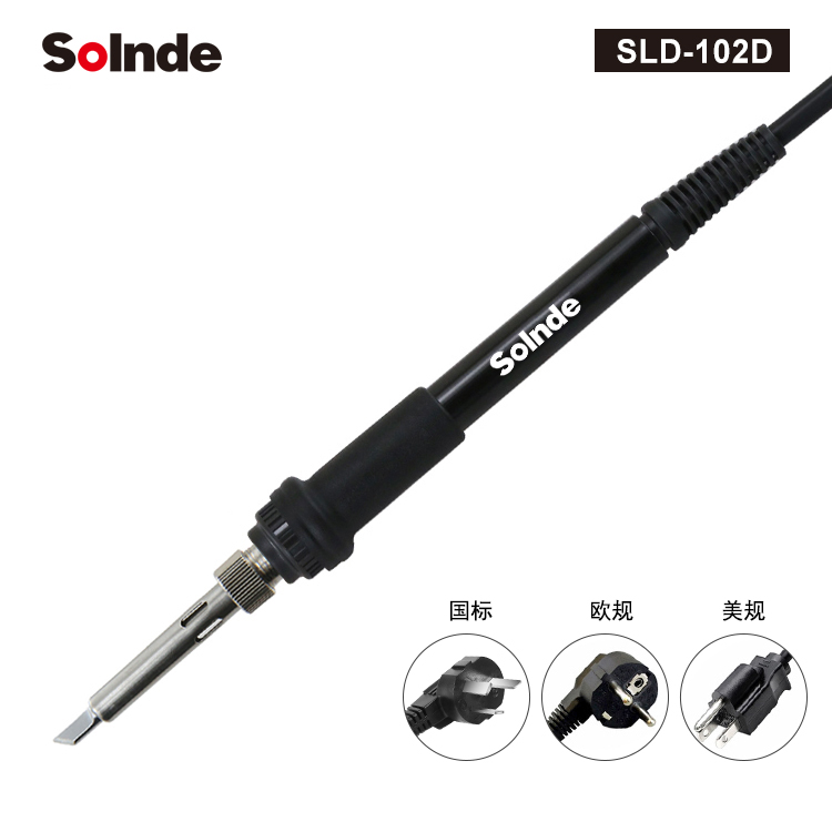 SLD-102D 单支内热式电烙铁 家用电工维修60W耐高温硅胶线电烙铁