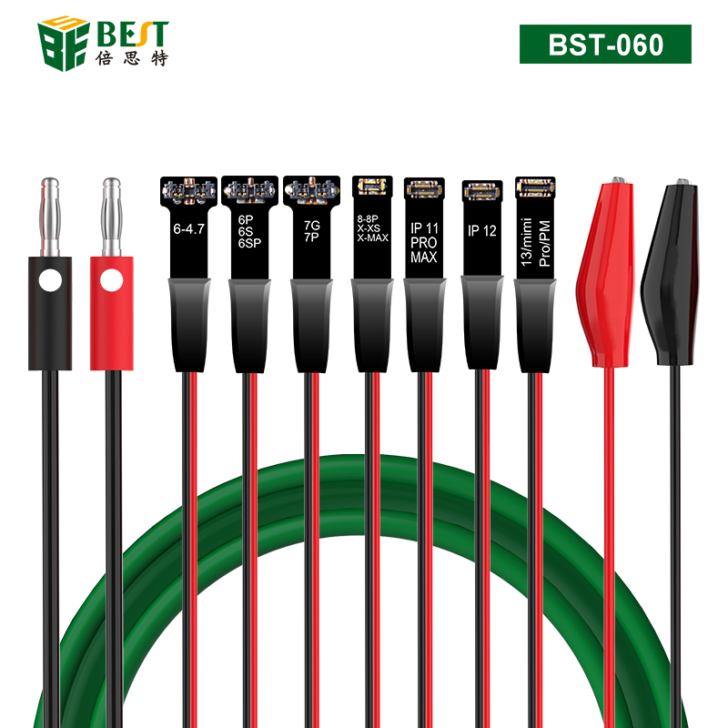 BST-060 苹果开机线 IP6-13系列电源开机线1拖9免电池开机即扣即用FPC软排线