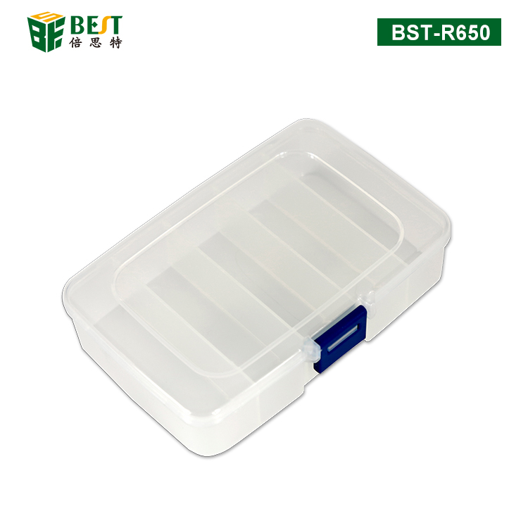 BST-R650 5格透明塑料元件盒