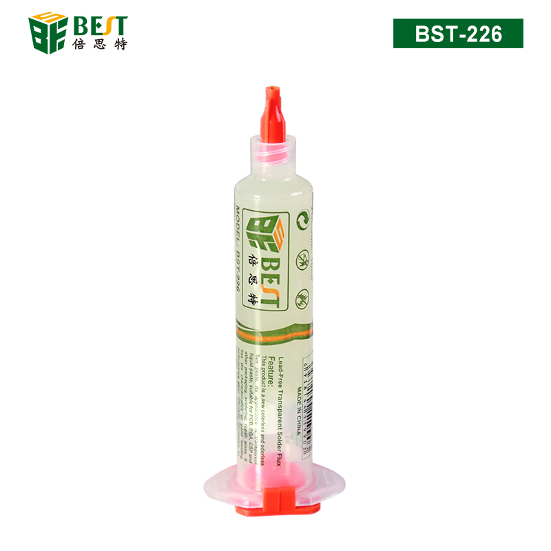 BST-226 环保绝缘透明助焊膏 电子元器件焊接助焊膏免清洗手机维修透明焊油10cc