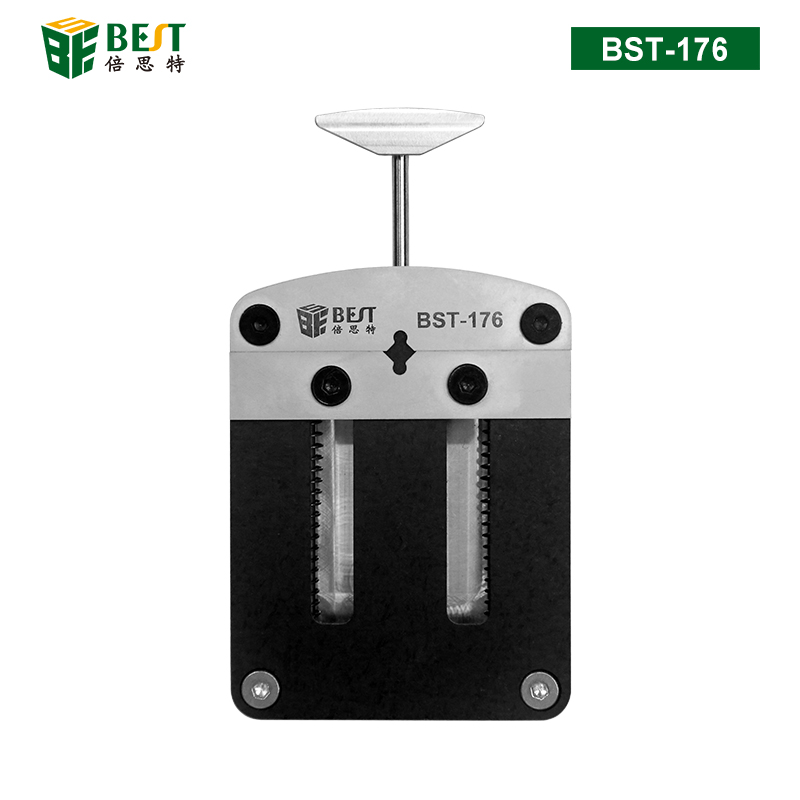 BST-176 弹簧式芯片除胶夹具 大行程手机维修CPU芯片除胶固定台 弹簧卡具夹